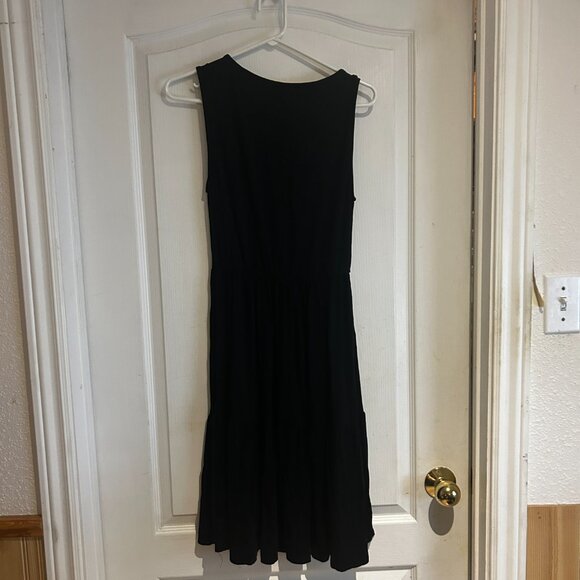 Pink Martini Black Button-Front Sleeveless Midi Dress – Size XS - Picture 3 of 3